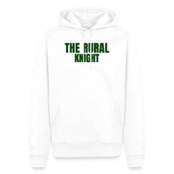 LE CHEVALIER RURAL — Force, Honneur et Identité Country - Sweat à capuche Premium bio Homme - blanc - Devant - Nico (187cm)