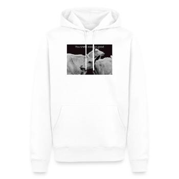 You smell so good - Männer Premium Bio Hoodie - Weiß - Vorne - Nico (187cm)