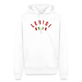 Lerici kreuzte italienische Flaggen - Männer Premium Bio Hoodie - Weiß - Vorne - Nico (187cm)