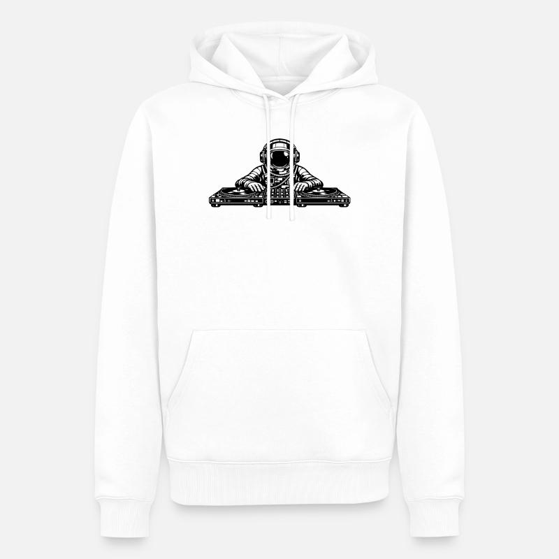 Cadet de l’espace - Sweat à capuche Premium bio Homme - blanc