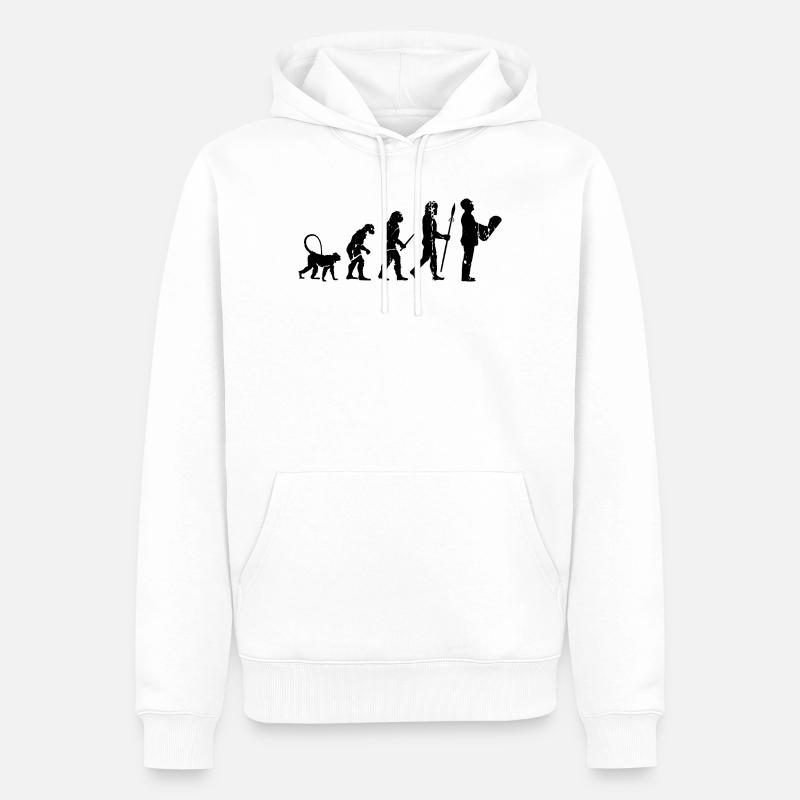 Développement de l’architecture - Sweat à capuche Premium bio Homme - blanc