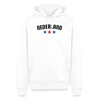 Niederlande 3 Sterne Design - Männer Premium Bio Hoodie - Weiß - Vorne - Nico (187cm)