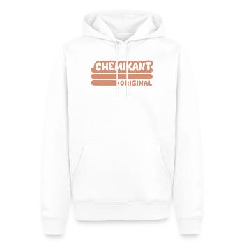 Spruch Chemikant - Männer Premium Bio Hoodie - Weiß - Vorne - Nico (187cm)