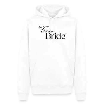 Team Bride - Männer Premium Bio Hoodie - Weiß - Vorne - Nico (187cm)