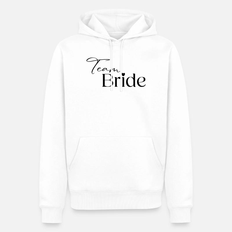 Équipe Bride - Sweat à capuche Premium bio Homme - blanc