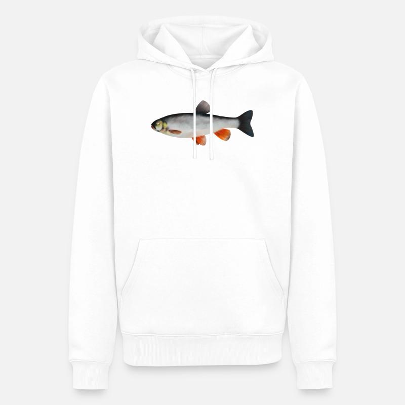 Dobel - Sweat à capuche Premium bio Homme - blanc