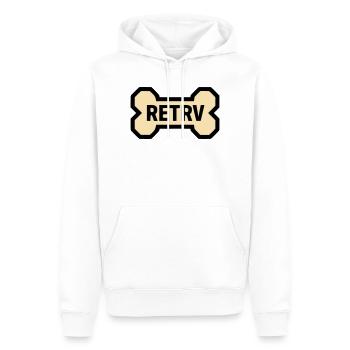 Chien Bone Retriever Chien Labrador Doré - Sweat à capuche Premium bio Homme - blanc - Devant - Nico (187cm)