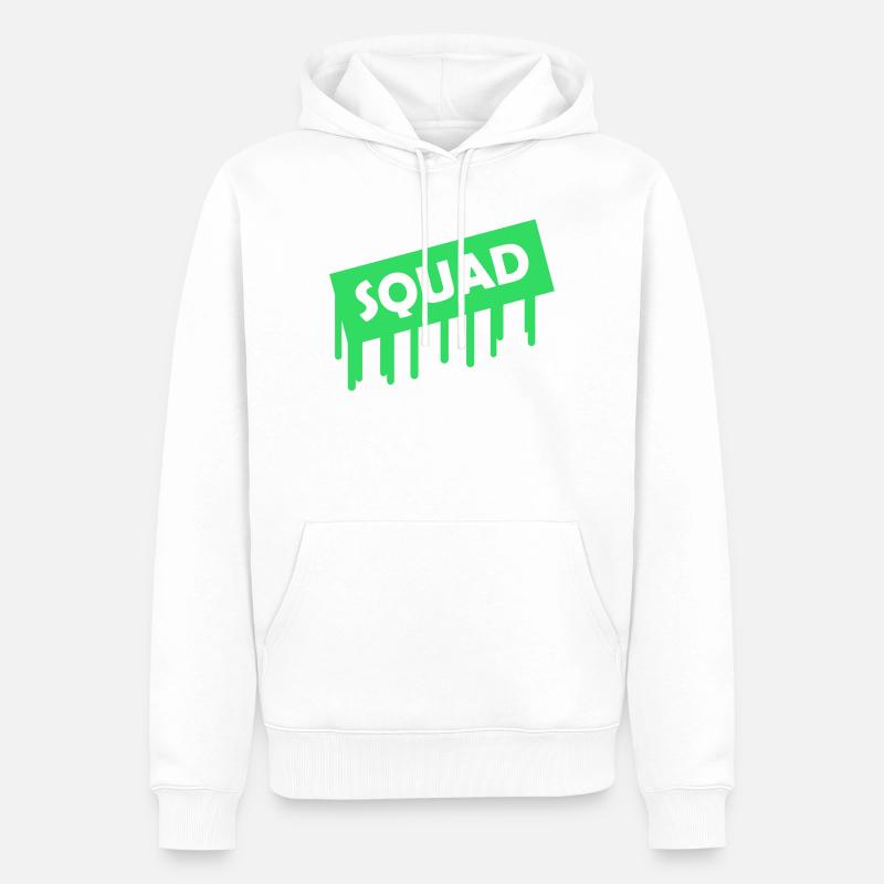 Effectif - Sweat à capuche Premium bio Homme - blanc