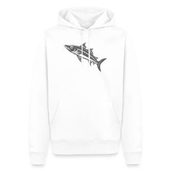 Barracuda - Sweat à capuche Premium bio Homme - blanc - Devant - Nico (187cm)