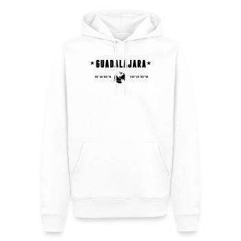 Guadalajara Mexico Coordinates Planet Earth - Men’s Premium Organic Hoodie - white - Front - Nico (187cm)