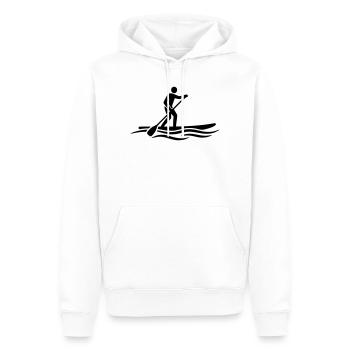  Stand Up Paddling SUP Board Wassersport See - Männer Premium Bio Hoodie - Weiß - Vorne - Nico (187cm)