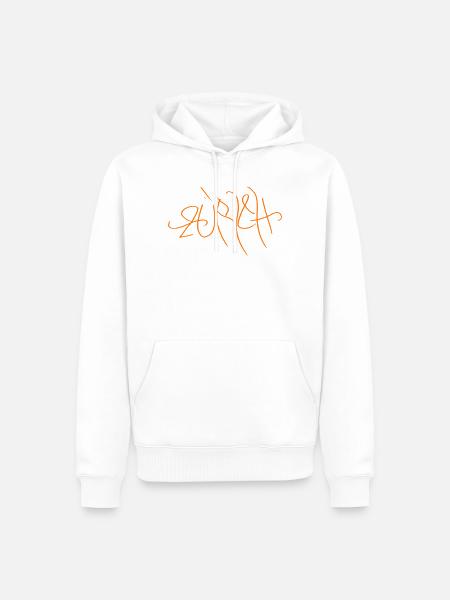 Zürcher Streetart - Zürich Souvenir - Männer Premium Bio Hoodie - Weiß