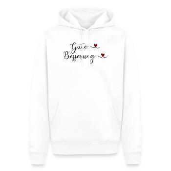 Gute Besserung - Männer Premium Bio Hoodie - Weiß - Vorne - Nico (187cm)