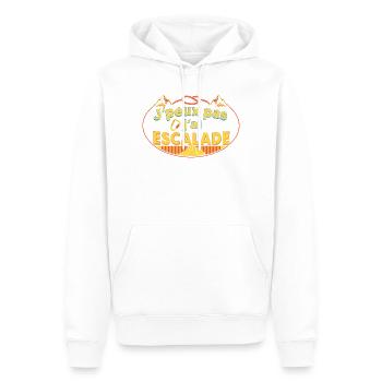 J'peux pas j'ai Escalade - Sweat à capuche Premium bio Homme - blanc - Devant - Nico (187cm)