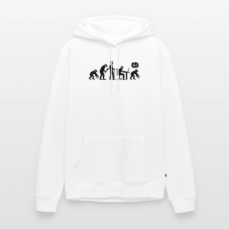 Évolution IA Sweat à capuche Premium bio Homme