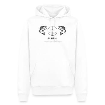 Angeln aus Leidenschaft  Angler Shirt - Männer Premium Bio Hoodie - Weiß - Vorne - Nico (187cm)