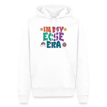 À mon époque ECSE - Sweat à capuche Premium bio Homme - blanc - Devant - Nico (187cm)