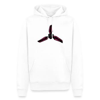 Drohnen Propeller FPV Racing RC Modellbau - Männer Premium Bio Hoodie - Weiß - Vorne - Nico (187cm)