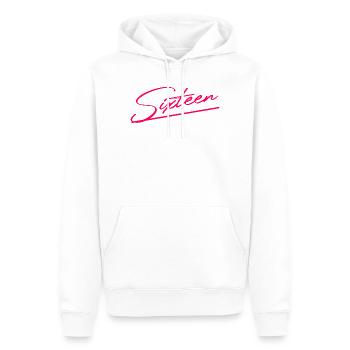 Idée de cadeau pour le 16e anniversaire - Sweat à capuche Premium bio Homme - blanc - Devant - Nico (187cm)