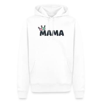 Maman Reine Héritière Meilleure Maman de la Fête des Mères - Sweat à capuche Premium bio Homme - blanc - Devant - Nico (187cm)