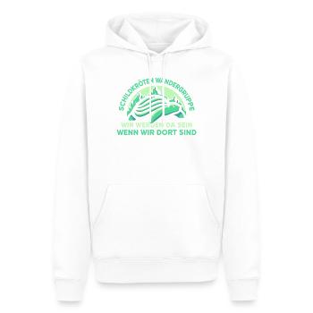 Schildkörten Wandergruppe Wander Bergsteiger - Männer Premium Bio Hoodie - Weiß - Vorne - Nico (187cm)