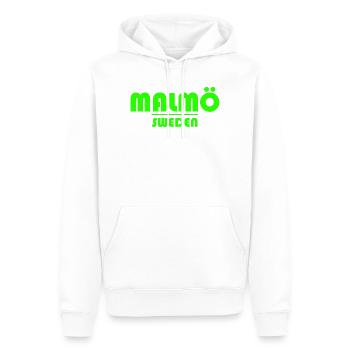Malmö Schweden Logo - Männer Premium Bio Hoodie - Weiß - Vorne - Nico (187cm)