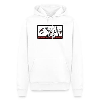 Minigolf Bahn Windmühle Freizeitpark Team - Männer Premium Bio Hoodie - Weiß - Vorne - Nico (187cm)