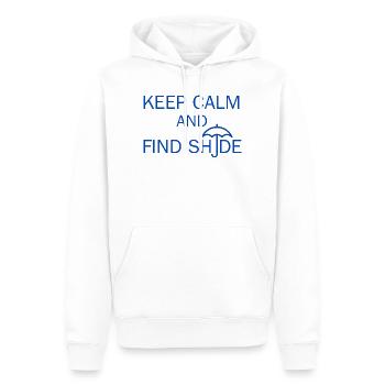 Keep Calm and Find Shade - Men’s Premium Organic Hoodie - white - Front - Nico (187cm)