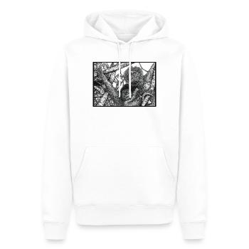 Orang-Utans im tropischen Regenwald - Männer Premium Bio Hoodie - Weiß - Vorne - Nico (187cm)