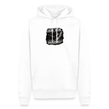 Funke Überspringt Stahl Schweißen Liebe - Männer Premium Bio Hoodie - Weiß - Vorne - Nico (187cm)