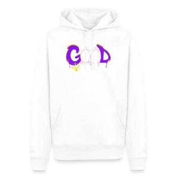 Bon - Sweat à capuche Premium bio Homme - blanc - Devant - Nico (187cm)