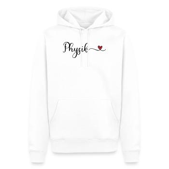 Physics - Men’s Premium Organic Hoodie - white - Front - Nico (187cm)
