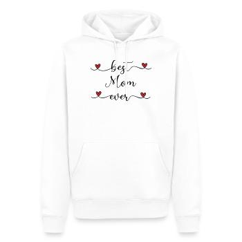 Mama-Herz-Geschenk - Männer Premium Bio Hoodie - Weiß - Vorne - Nico (187cm)
