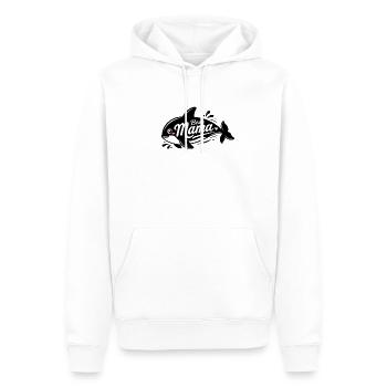 Beste Mama Fischdesign - Männer Premium Bio Hoodie - Weiß - Vorne - Nico (187cm)