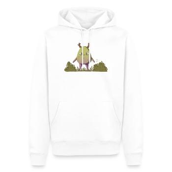 Moosiges Waldwesen/Naturwesen - Männer Premium Bio Hoodie - Weiß - Vorne - Nico (187cm)