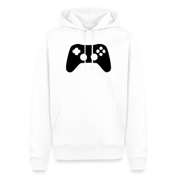 Gamer Gaming Gift - Men’s Premium Organic Hoodie - white - Front - Nico (187cm)