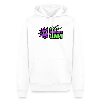 Insigne Summer Jam Sun - Sweat à capuche Premium bio Homme - blanc - Devant - Nico (187cm)