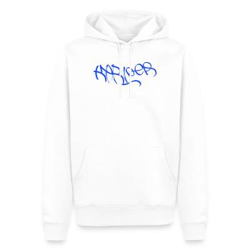 Karlder - Sweat à capuche Premium bio Homme - blanc - Devant - Nico (187cm)