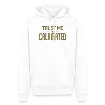 VR Gamer Quote Trust Me Im Calibrated - Männer Premium Bio Hoodie - Weiß - Vorne - Nico (187cm)