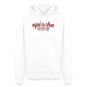 Epische Scheisse geht auch vorbei - Männer Premium Bio Hoodie - Weiß - Vorne - Nico (187cm)