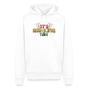 It's Mahjong Time Mahjong Game Social Club - Men’s Premium Organic Hoodie - white - Front - Nico (187cm)