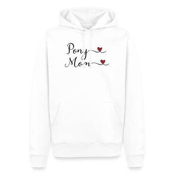 Pony Mama - Männer Premium Bio Hoodie - Weiß - Vorne - Nico (187cm)