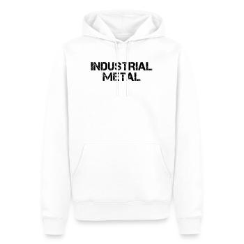 Industriemetall - Männer Premium Bio Hoodie - Weiß - Vorne - Nico (187cm)
