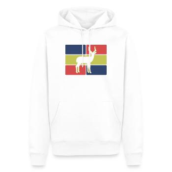 Antelope Africa Safari - Men’s Premium Organic Hoodie - white - Front - Nico (187cm)