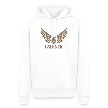 Falkner Adler Falke Falknerei Geschenk - Männer Premium Bio Hoodie - Weiß - Vorne - Nico (187cm)