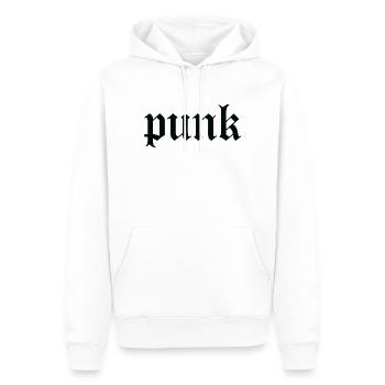 Punk-Gothic-Lettering-T-Shirt - Männer Premium Bio Hoodie - Weiß - Vorne - Nico (187cm)