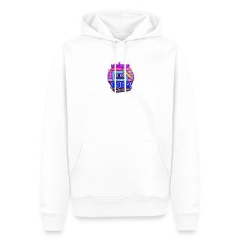 Vintage 1982 Cassette – Limited Edition Retro 80s - Men’s Premium Organic Hoodie - white - Front - Nico (187cm)