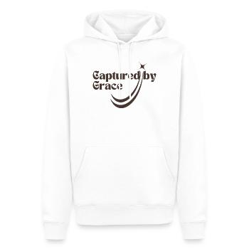 Captured By Grace Shooting Star - Men’s Premium Organic Hoodie - white - Front - Nico (187cm)