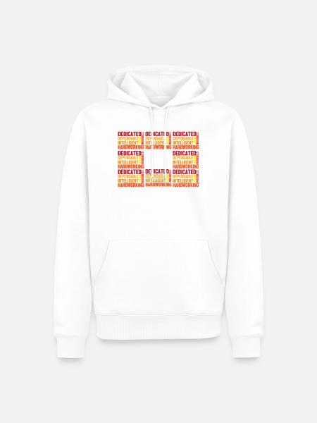 Sternzeichen Stier - Männer Premium Bio Hoodie - Weiß
