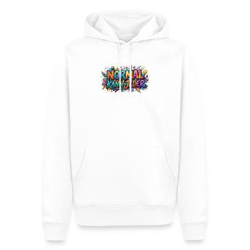 Le normal peut être n’importe quel motif de graffiti - Sweat à capuche Premium bio Homme - blanc - Devant - Nico (187cm)